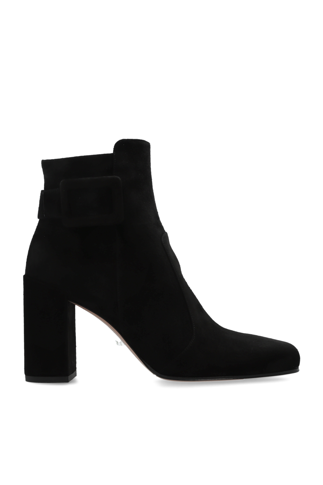 ショートブーツ・ブーティ Roger Vivier Black Viv Canard Suede Ankle Boots Black Viv Canard leather ankle boots – Lord & Taylor